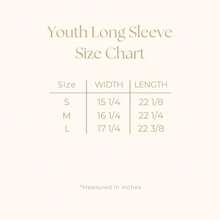 Cartoon Apple Picking Crew | Youth Graphic Long Sleeve Tee