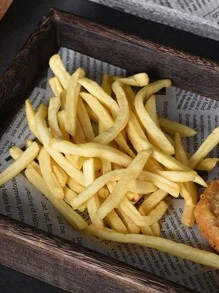 100/50 tờ Giấy nến, Giấy nến, Giấy gói bánh sandwich, Vật dụng làm bánh (Vị trí của hoa văn không đối xứng và ngẫu nhiên) Lý tưởng cho các bữa tiệc, ngày lễ Halloween và Giáng sinh, Trang trí Giáng sinh, Trang trí Halloween - Nhiều màu - Xem 3