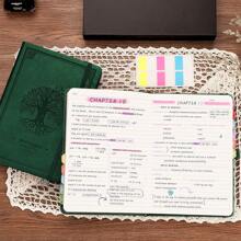 Sổ tay dày 320 trang A5, bìa cứng bằng da, nhật ký cổ điển, thích hợp để viết, du lịch, làm việc, quà tặng Giáng sinh cho phụ nữ và nam giới, kích thước 5,75 inch x 8,38 inch - A5 - Xem 5