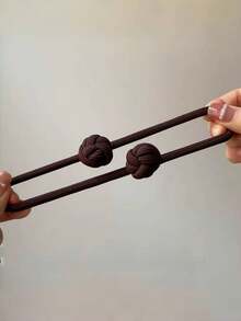 6 cái/4 cái/1 cái Dây buộc tóc thun dệt cho nữ, Dây buộc tóc màu trơn, Dây buộc tóc đuôi ngựa bền - Nhiều màu - Xem 12