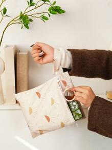 2PCS Sun Pattern Waterproof Handheld Storage Bag, Swimming Bag For Separating Wet And Dry, Sandproof And Dustproof Beach Storage Pouchbaby Shower Family Decorations Gifts - Multicolor - View 3