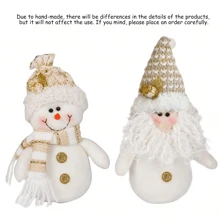 1 Peça Figura de Boneco de Neve de Natal - Decoração Doméstica Estilo Nórdico, Peça Central de Mesa para Feriados, Presente de Aniversário/Casamento/Aniversário/Festa, Ornamento de Mesa Criativo, Boneco de Pelúcia Papai Noel Boneco de Neve, Decoração de Natal, Presente de Natal, Decoração de Quarto, Suprimentos para Festa de Natal