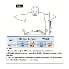 Áo hoodie chăn cỡ lớn, chăn trùm đầu cho nữ, áo nỉ màu trơn siêu mềm ấm áp mặc được cho nam nữ người lớn, quà tặng cho phụ nữ - màu xanh lá - Xem 3