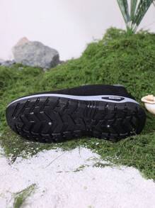 Damen Rot & Schwarz Sport Outdoor Schuhe, warme Sneaker, Geh- und Laufschuhe