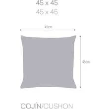 Ecommerc3 | Housse de Coussin 45X45 Cm (Variété de Couleurs) - Housse de Protection Coussin Décoratif - Housse de Coussin Design Élégant et Polyvalent pour Renouveler Votre Espace - Beige - Voir 4