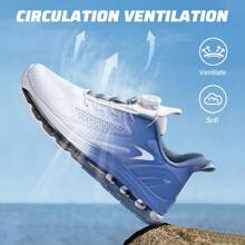 Men's Air Running Sneakers Men's Sports Fitness Gym Slow Running Walking Lightweight Shoes