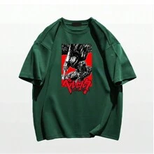 Shirt T-Shirt T-Shirt "B... Armor" - 軍綠色 - 查看 2