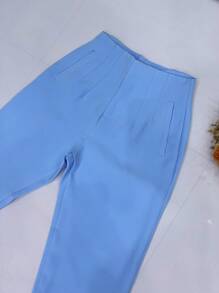 Sullyn_modas High Waist Pants - Baby Blue - View 3