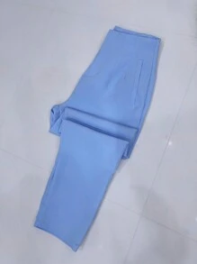 Sullyn_modas High Waist Pants - Baby Blue - View 1