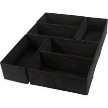 1/6 件装梳妆台收纳盒、衣服抽屉收纳盒、收纳盒和储物抽屉、梳妆台抽屉收纳盒、卧室衣服收纳盒、裤子、鞋子、牛仔裤、靴子、裙子、卧室、收纳盒、收纳、家居收纳、女式白色 T 恤、女式黑色裤子、女士冬装、连衣裙、女士冬装、优雅女装、女士白衬衫、长袖、女士白色连体裤、女士春季连衣裙、女士春季服装、春季、春季服装、极简主义、夏季上衣 - 彩色 - 查看 11