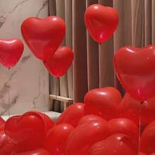 Balloon Balloon Red Heart Valentine's Day Romantic Wedding - 尺寸 6 英寸 - 查看 1