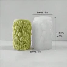 1 pezzo Stampo in silicone con motivi a foglia d'acero, tulipano e girasole