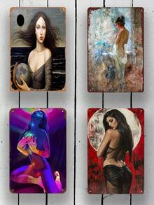 1 件 JIT 铁画艺术金属锡标牌、工艺工具、铝箔雕刻 - 彩色 - 查看 1