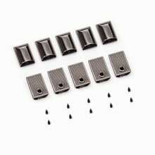 10 件/包银色、金色和枪色方形拉尾金属拉链头，适用于行李箱、背包和包袋 - 多色 - 查看 13