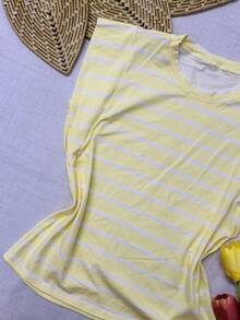 Women's Knitted Shirt - Yellow - View 2