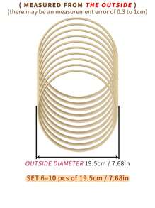 10 piezas de atrapasueños beige con decoración de plumas, decoración colgante para boda al aire libre, aro de bambú para carillón de viento, decoración de estilo mori para pared del hogar y dormitorio, regalo y decoración para Halloween y Navidad