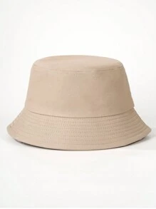 1pc Solid Color Bucket Hat, Suitable For Street, Party, Outdoor Activities In Autumn And Winter, Y2K Style Winter Outfits,Summer,Beach,Holiday,Travel - Bucket Hat - View 20