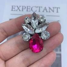 1-20pcs/Set Handmade Self-Adhesive Diamond Rhinestone Multicolor Water Drop Glass Decoration, Suitable For Shoes, Clothing, Bags, Accessories, Hair Clips, Non-Woven Fabric Clothing Accessories, Elegant Quality And Careful Craftsmanship