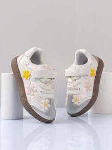 Spring/Autumn New Soft Bottom Casual Shoes, Outdoor Versatile Comfortable Flexible Baby Toddler Girls Sports Shoes - White - View 1