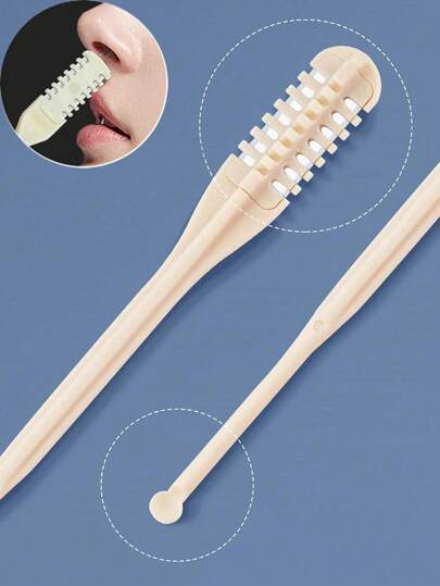Juego de 4 piezas/2 piezas Recortador de vello nasal, herramienta de eliminación de vello nasal, afeitadora de vello nasal, cortadora de vello nasal, cuchillo de vello nasal, kit de limpieza y eliminación de cera de oídos 2 en 1, pinzas de limpieza, herramienta de eliminación de vello nasal, cortadora de oídos manual giratoria de 360°, adecuada para hombres y mujeres