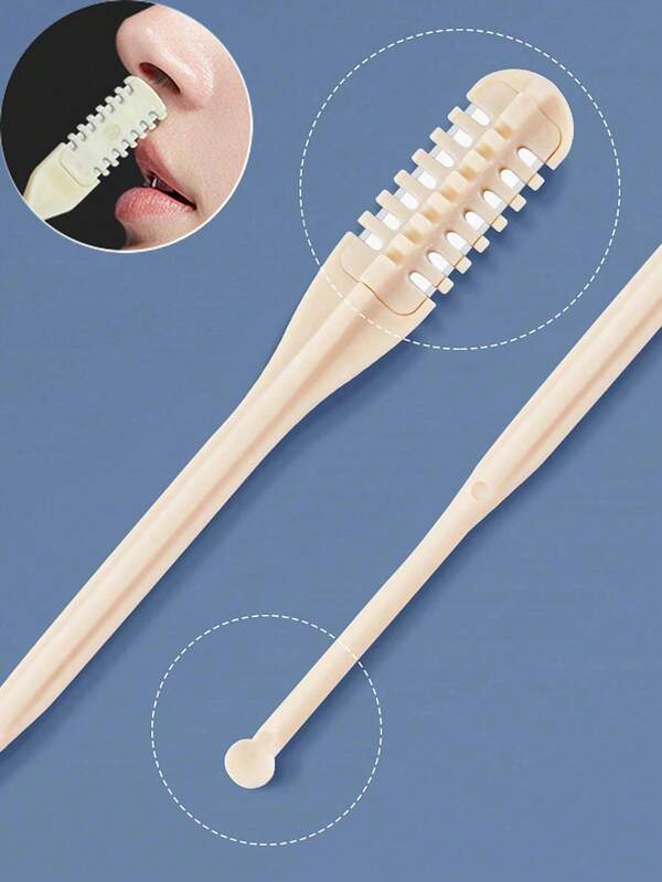 4pcs/2pcs Nose Hair Trimmer, Nose Hair Removal Tool, Nose Hair Shaver, Nose Hair Clipper, Nose Hair Knife, Nose Hair Scraper Cleaning And Ear Wax Removal Kit 2-In-1, Cleaning Pliers, Nose Hair Removal Tool, Portable Manual 360 ° Rotating Ear Clipper, Suitable For Dating Men And Women