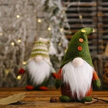 2024 Nowa lalka Świętego Mikołaja - Figurka - Pluszowa lalka Rudolfa - Ozdoba świąteczna - Prezent urodzinowy - Prezent wielkanocny - Prezent na Halloween - Prezent świąteczny - Idealny prezent - Prezent - Lalka