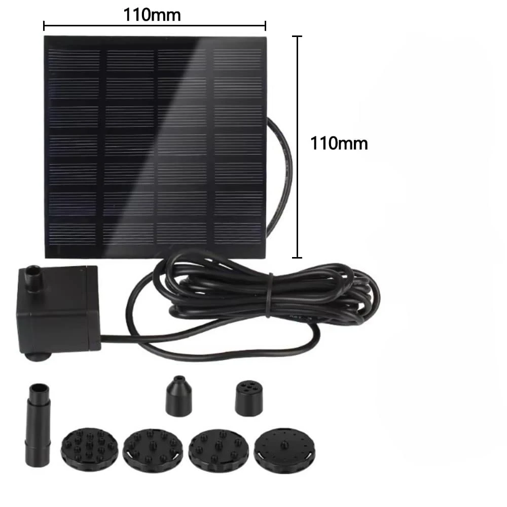 EESBAO Mini Solar Fountain Pump 1.2W Power Board Kit Solar Panel Water