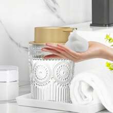 1个泡沫洗手液瓶，适用于浴室家居装饰、秋季装饰、返校季装饰