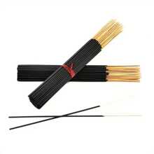 100 piezas de incienso con fragancia de flor de cerezo, de larga duración, suave y limpio, de material de ratán natural, adecuado para el hogar, la cocina y el comedor - Multicolor - Ver 5