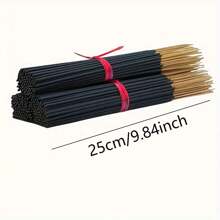 100 piezas de incienso con fragancia de flor de cerezo, de larga duración, suave y limpio, de material de ratán natural, adecuado para el hogar, la cocina y el comedor - Multicolor - Ver 3