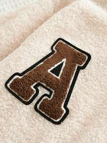 Kleine Mädchen Set aus Teddyfleece Pullover mit "Girls" Aufdruck und Rock, 2-teilig, Frühling Herbst