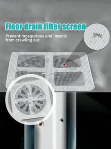 Drain Strainer Cover For Hair Stopper, Disposable Shower Drain Hair Catcher, Disposable Hair Catchers For Shower, Floor Sink Strainer Filter Mesh Stickers, Hair Stopper For Bathroom Bathtub, Bathroom Accessories Home Bathroom Decor Summer Back To School