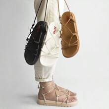 ZATTA Noely Tie-Up Sandal - Vàng - Xem 6