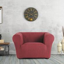 Ecommerc3 | Housse de canapé Chester 1 place (différentes couleurs) - Housse de canapé en tissu élastique jacquard - Tissu respirant et extra doux avec protection anti-usure - Design antidérapant avec bande élastique