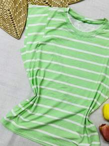 Women's Knitted Shirt - Green - View 2