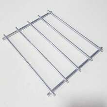 Kit With 4 Rectangular Pot Rests For Tables And Countertops In Chromed Carbon Steel - Bạc - Xem 6