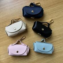 Portable Leather Dog Waste Poop Bag Dispenser / Pet Disposal Holder, Multi-Color For Cross-Border
