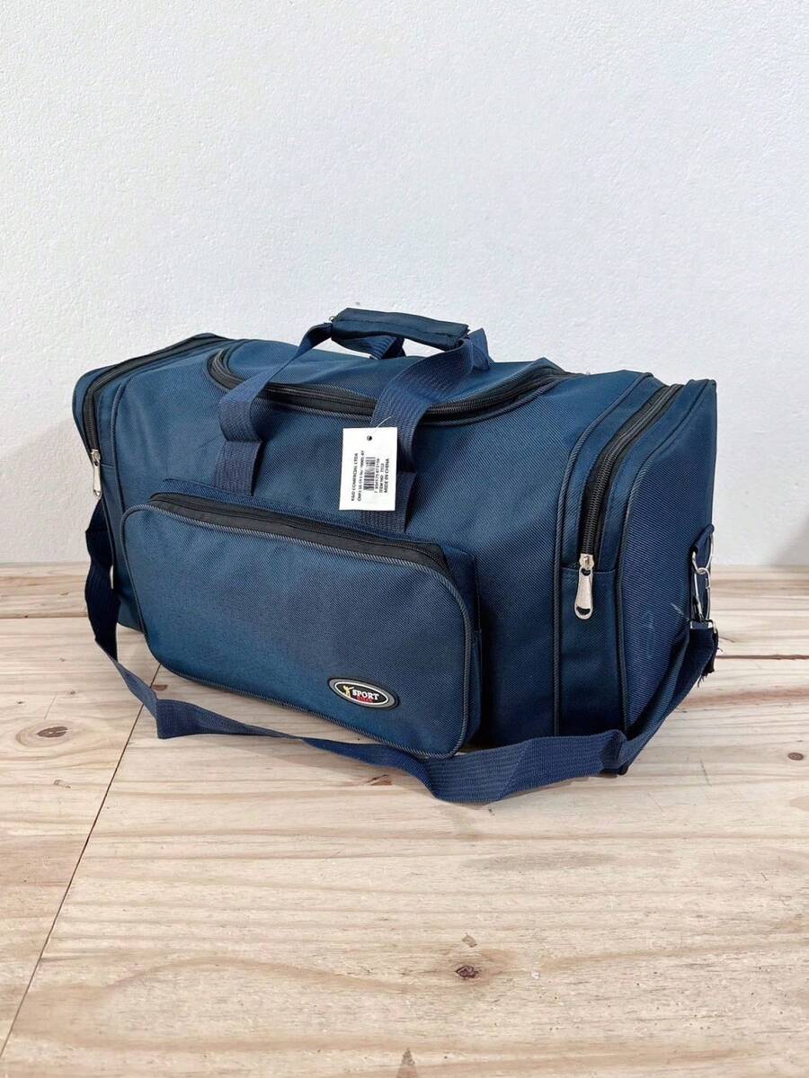 80cm Large Capacity Travel Bag Suitcase With Hand Strap - Màu xanh hải quân - Xem 1