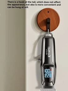 Kemei 科美 KM-2273 电动理发器 - 专业高品质便携式 USB 充电式理发器，防水设计，电池寿命长，符合人体工程学，适合日常使用 - 黑色 - 查看 4
