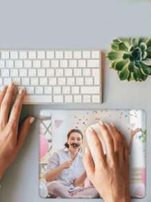 1 szt. dostosowywana podkładka pod mysz DIY, spersonalizuj swoją dużą podkładkę pod mysz do gier, podkładka na biurko z antypoślizgową gumową podstawą i obszytymi krawędziami, podkładka pod mysz do gier na komputer stacjonarny, PC, do biura, domu, idealny prezent