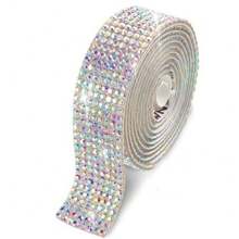 1 rollo de pegatinas de azulejos de fibra de vidrio autoadhesivos 3D - Estilo contemporáneo, calcomanías de mosaico de rhinestone para decoración de paredes DIY, decoración del hogar, pegatinas, calcomanías de pared, calcomanías de vinilo para decoraciones del hogar, artículos de decoración de primavera para refrescar tu hogar, pegatinas de decoración de ramas