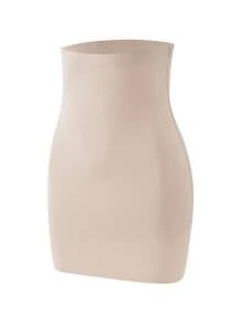 High Waist Seamless Body-Shaping Half Slip Skirt For Women, Thin Fabric Waist Cincher, Slimming Tummy Control, Breathable, Lift Buttocks