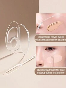 Bảng pha trộn màu trang điểm 2 chiếc, Bảng trang điểm nền, Bảng màu Acrylic kèm thìa, Thích hợp cho nghệ sĩ trang điểm và người mới bắt đầu, Cho đám cưới, tiệc tùng, sinh nhật, quà tặng cho phụ nữ, bạn thân, giáo viên, năm mới, giáng sinh, halloween - Nhiều màu - Xem 2