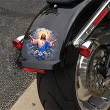 Sacred Flower Stickers To Enhance Your Riding Charm, Made Of PVC Material, Suitable For Cars, Motorcycles, Laptops, Smooth Anti-Scratch Surface, Great For Bumpers, Trucks, SUVs And Luggage