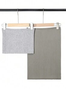 2pcs Women's Viscose Hijab Scarf Set, Wide Hem Solid Color Base Cap, Fashion Breathable Long Scarf, Elegant Comfortable Jersey Hijabs, Suitable For Daily Headscarf Abaya Accessories Women Veil