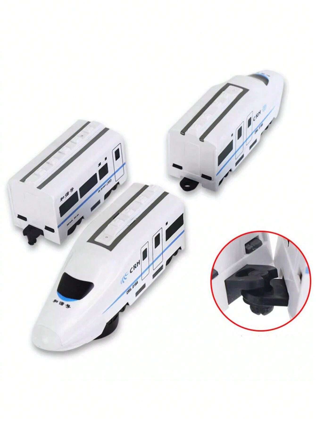 Kids Toys Electric Compatible HighSpeed Train Model Vehicle