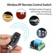 Relay Rf 433 1ch 12V + Remote Control - ON-oFF Control - View 9