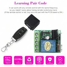 Relay Rf 433 1ch 12V + Remote Control - ON-oFF Control - View 4