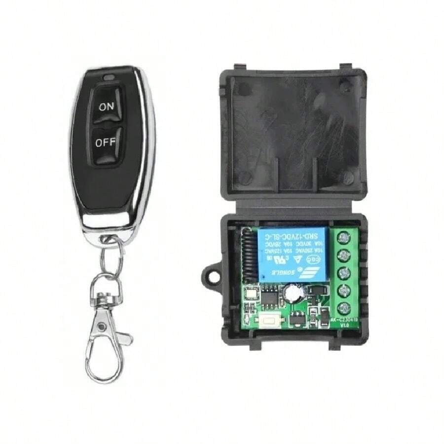 Relay Rf 433 1ch 12V + Remote Control - ON-oFF Control - View 1