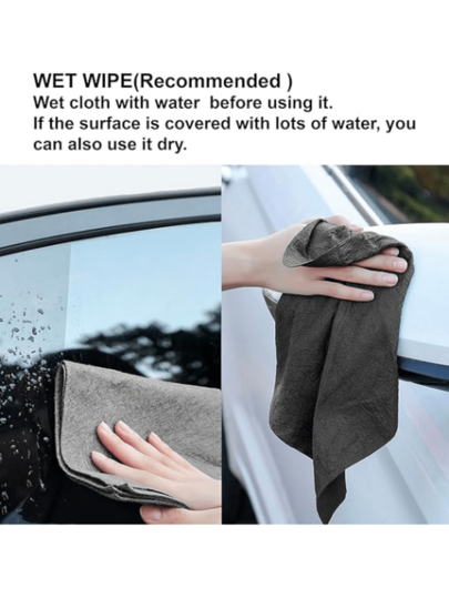 Paños de limpieza de microfibra ultrablandos - Sin dejar marcas, sin pelusas, altamente absorbentes y suaves para las superficies - Perfectos para pulir espejos, limpiar ventanas y superficies múltiples en la sala de estar, baño, cocina y talla grande